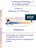 Managing An ERP Project: © Prentice Hall, 2005: Enterprise Resource Planning, 1 Edition by Mary Sumner