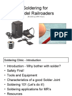 Soldering For Model Railroaders