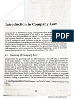 Introduction To Company Law