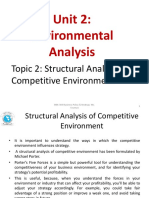 2 - Structural Analysis of Competitive Environment