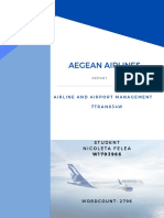 Aegean Airlines - Report (Airline and Airport Management)
