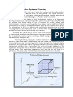 I. Information Systems Planning