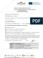 Anexo I Formulario de Solicitud