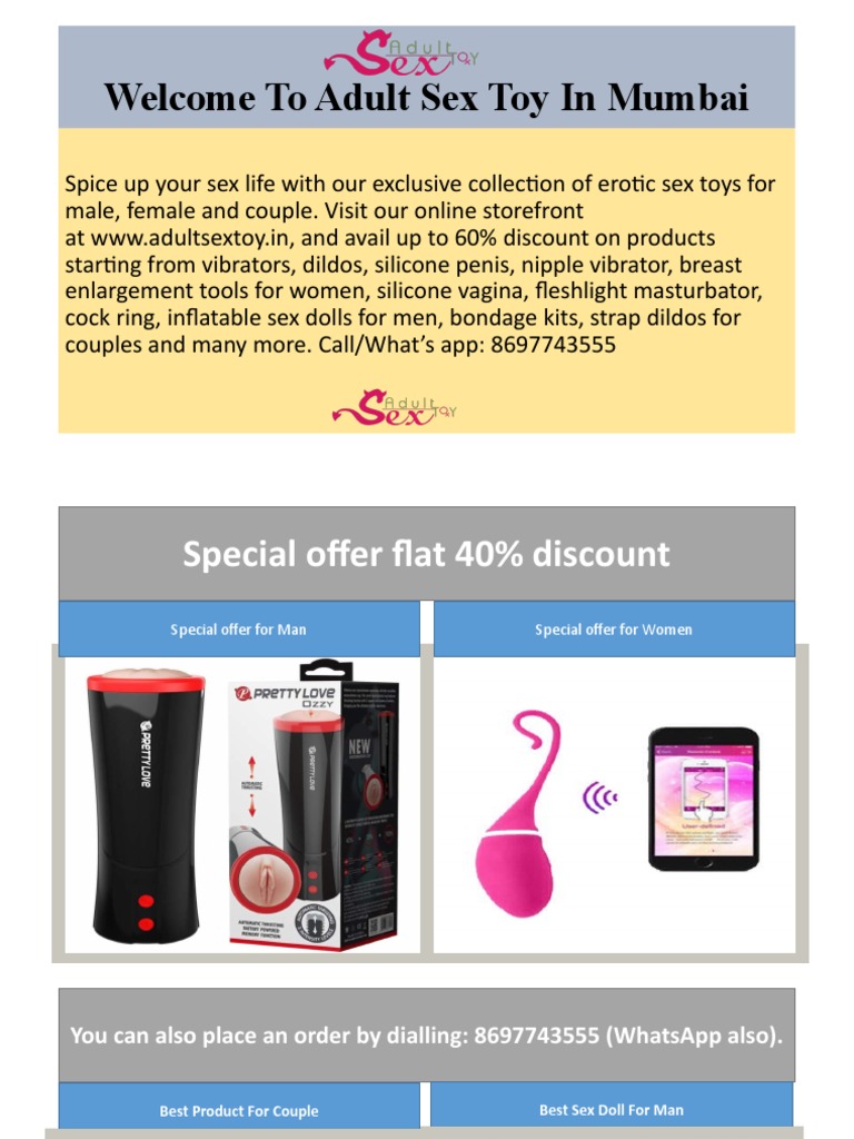 Adult Sex Toys Shop in Mumbai | PDF | Self-Improvement