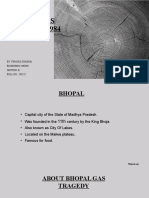 BHOPAL GAS TRAGEDY-1984 Vinayak Sharma 193152