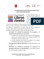 Bases Banco Municipal de Libros de Texto. Curso 2021-2022