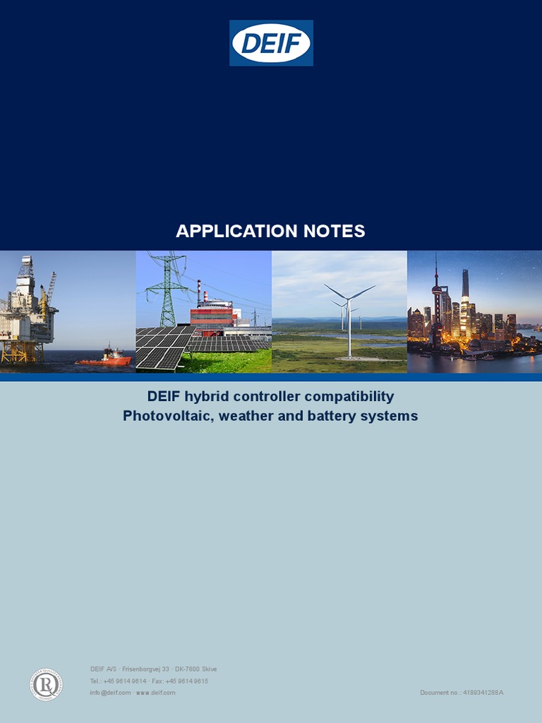 DEIF Hybrid Controller Compatibility Guide | PDF | Photovoltaics ...