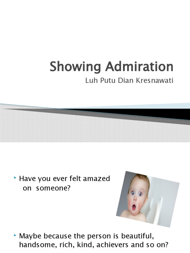 Ways to Show Admiration in English | PDF | Adjective | Language Mechanics