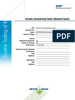 SOP Periodic Balance Check Eccentricity - e - 11793058