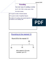 Rounding Estimation