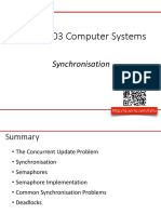 COMPX203 Computer Systems: Synchronisation