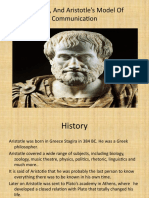 Aristotle's Model of Communication History