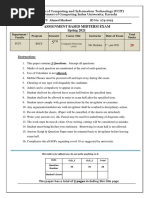 Computer Networking Ahmed Shakeel 274-2019