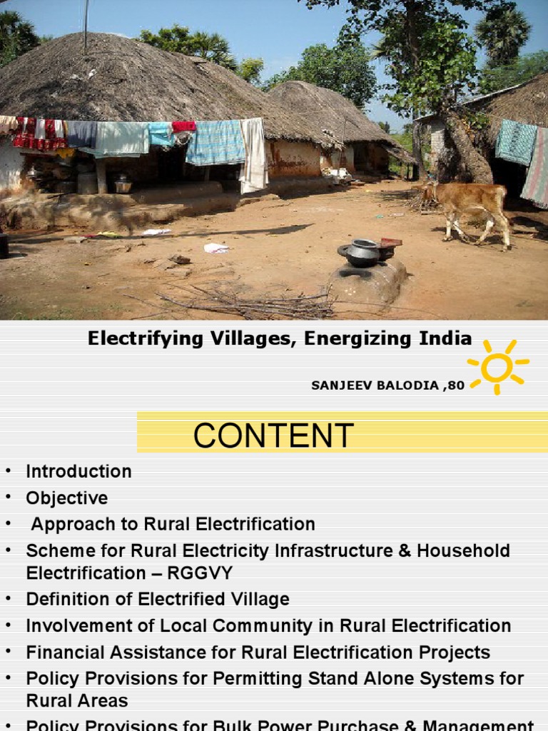 Electrifying Villages, Energizing India: Let's Wake Up To The Sun ...