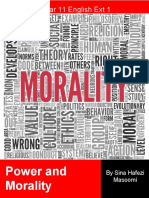 Power and Morality: Year 11 English Ext 1