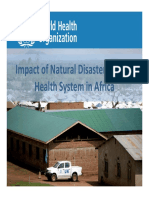 Impact of Natural Disasters On The Health System in Africa