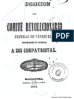 EXPOSICIÓN DEL COMITÉ REVOLUCIONARIO FEDERAL