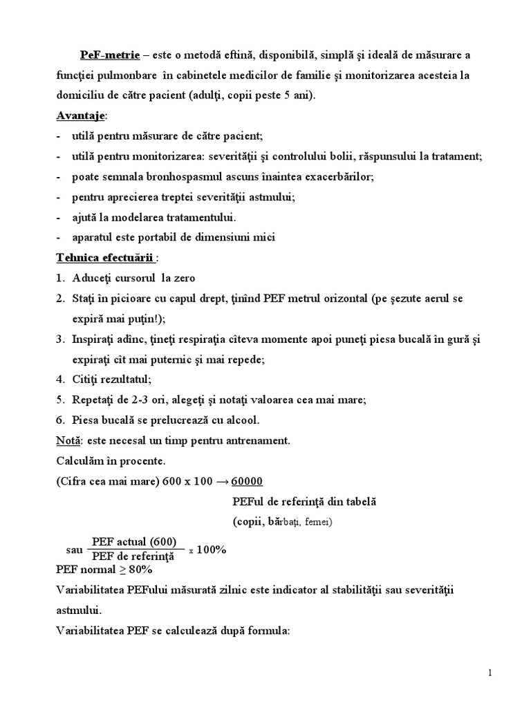 PeF Metrie | PDF