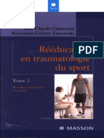 Reeducation en Traumatologie Du Sport (Good Scan) by Chanussot Danowski