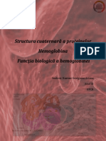 Structura Cuaternara A Proteinelor. Hemoglobina - IIPCB Anul 3