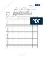 Control y Reg Industrial Lista Estudiantes Rindieron Examen 2do P Mec