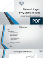 Network Layer - Static Routing