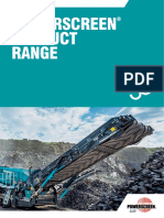 Powerscreen - Product Range Brochure