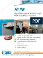 Hi-Pe: High Performance Walk-Through Multi-Zone Metal Detector