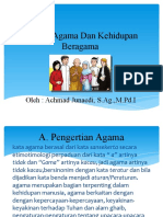 Konsep Agama Dan Kehidupan Beragama