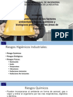 4.2 Identificación de Los Factores Ambientales Físicos, Químicos y Biológicos Presentes en Las Áreas de Trabajo