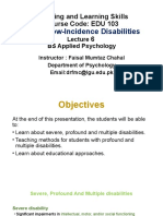 25 Low-Incidence Disabilities