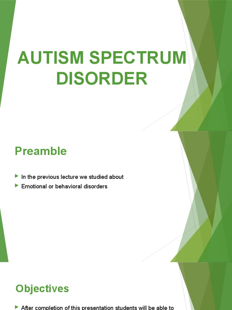 Understanding Autism Spectrum Disorder | PDF | Autism Spectrum | Autism