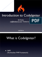 EdFinkler-Introduction to CodeIgniter