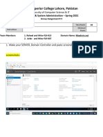 The Superior College Lahore, Pakistan: Network & System Administration - Spring 2021