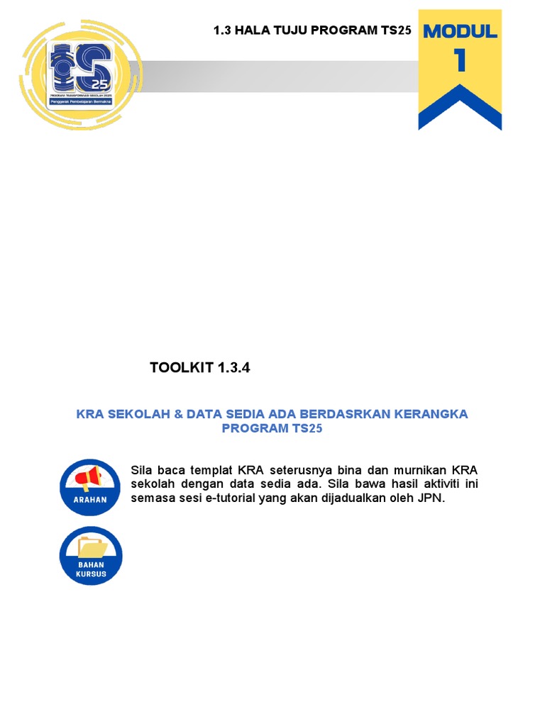 1 3 4 Kra Sekolah Data Sedia Ada Bersandarkan Kerangka Program Ts25 Pdf