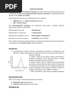 Potentiometry: Cell Reference Indicator Junction