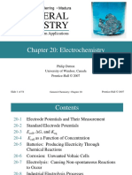 Chemistry General: Chapter 20: Electrochemistry