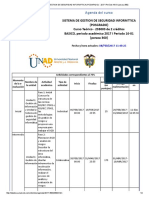 Agenda - SISTEMA DE GESTION DE SEGURIDAD INFORM - TICA (POSGRADO) - 2017 I Período 16-01 (Peraca 360)