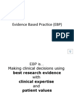 01 Lecture 1 Evidence Based Practice 6-29-18