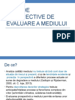 Metode Prospective de Evaluare A Mediului