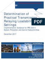 PRC-023-4 R1 Determination of Practical Transmission Relaying Loadability Settings (PC)