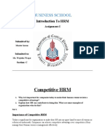 Competitive HRM