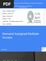 Demand Assigned Multiple Access