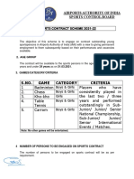 AAI Sports Contract Scheme 2021-22