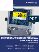 Universal Weighing Terminal W&M Approved