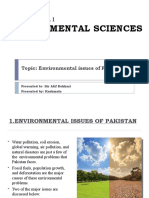 Environmental Issues of Pakistan