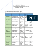 Presupuesto Proyecto