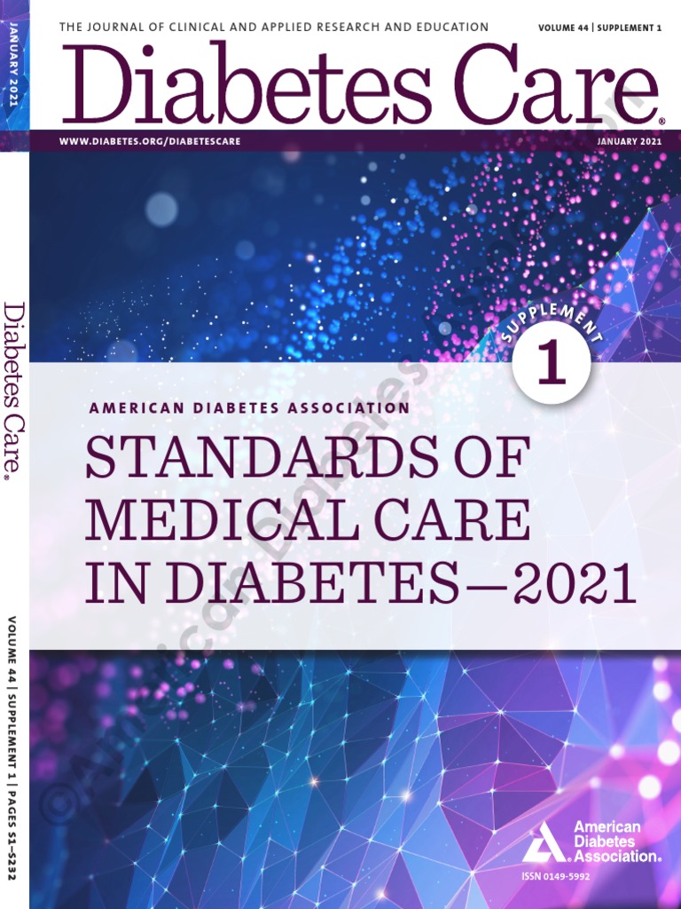 Guias DIABETES CARE 2021 | PDF | Evidence Based Medicine 