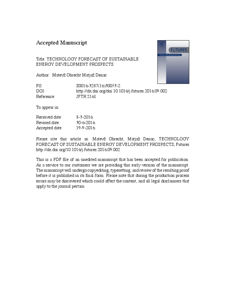 10 1016j Futures 2016 09 002 | PDF | World Energy Consumption ...