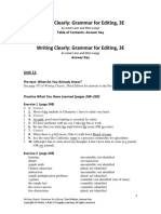 Writing Clearly: Grammar For Editing, 3E: Unit 11